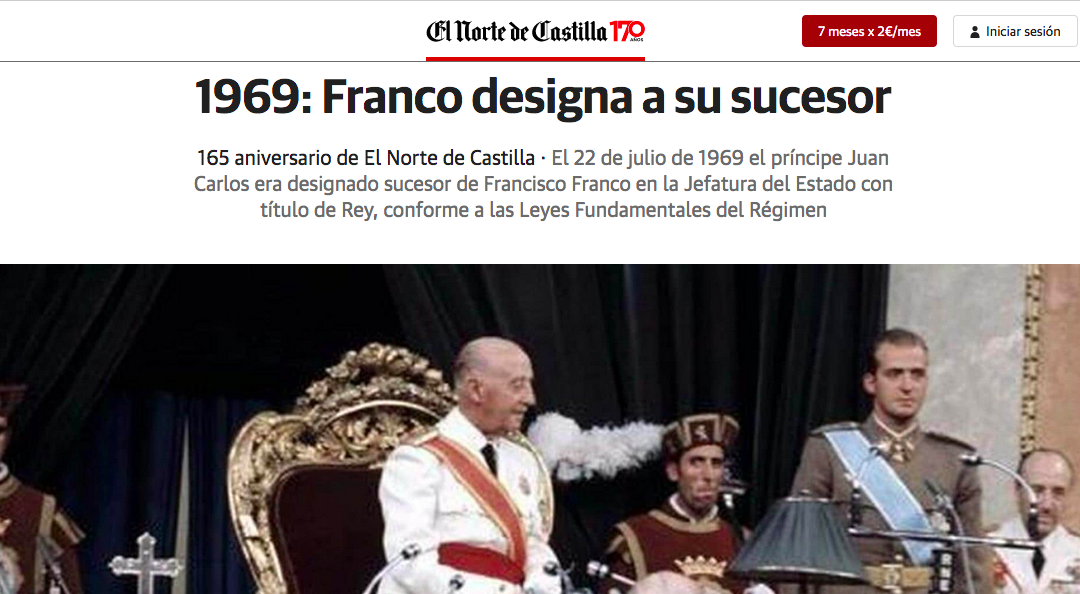 Artículo sobre aquella frase de "atado y bien atado" que pronunció Franco en su discurso de fin de año de 1969