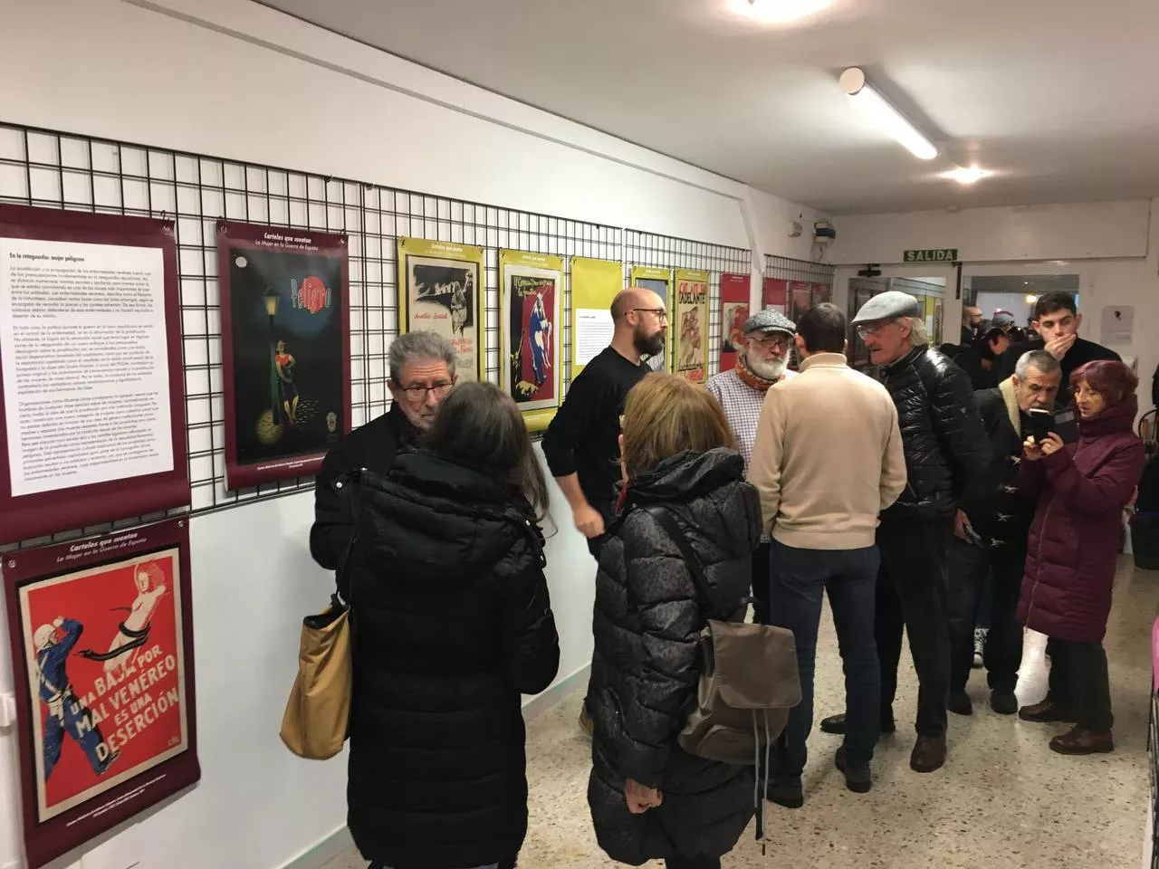 inauguración de la exposición «la mujer en la guerra de españa»