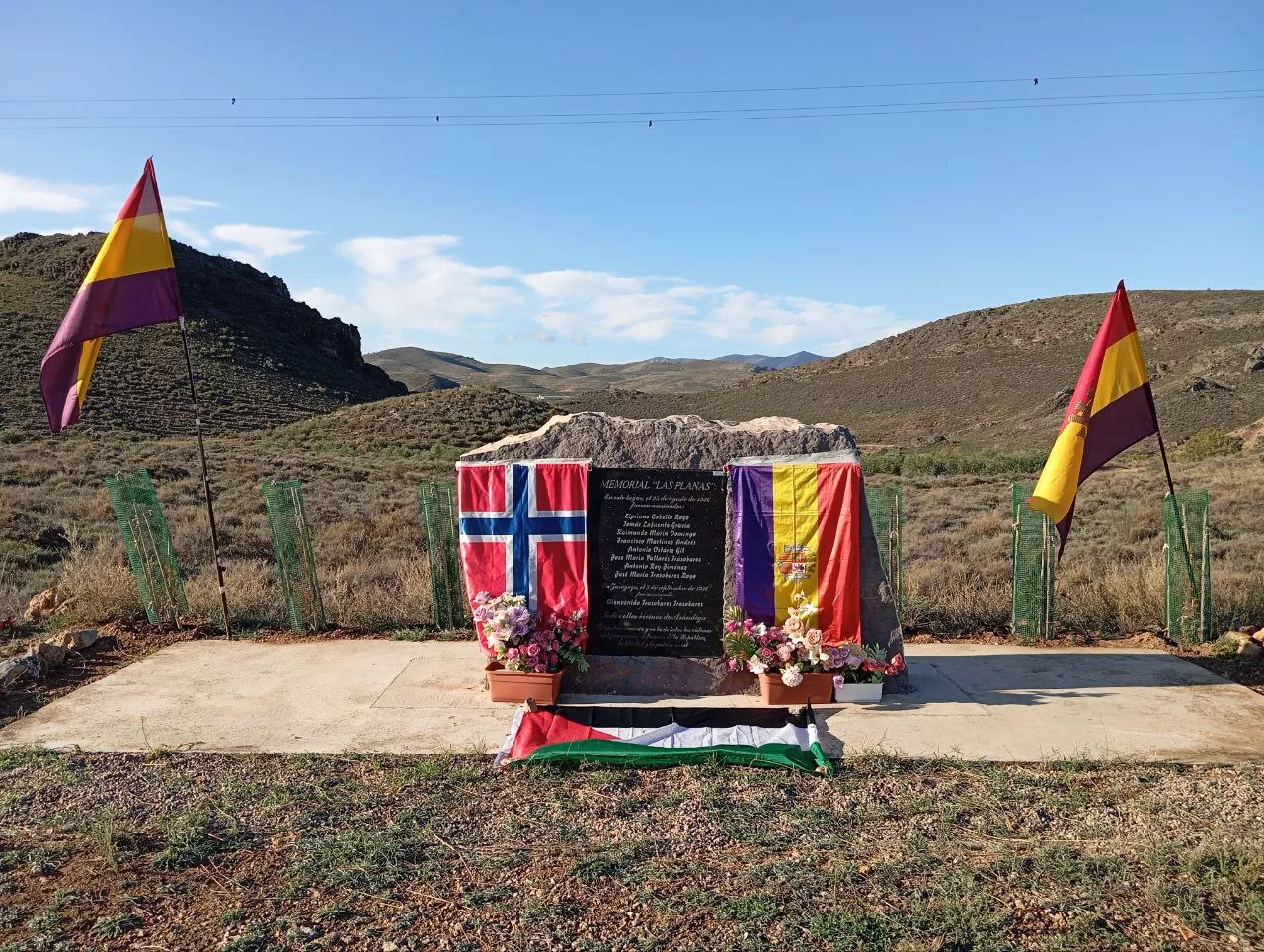 Homenaje a fusilados por el franquismo