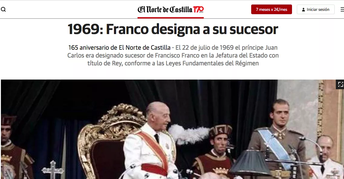 Artículo sobre aquella frase de "atado y bien atado" que pronunció Franco en su discurso de fin de año de 1969