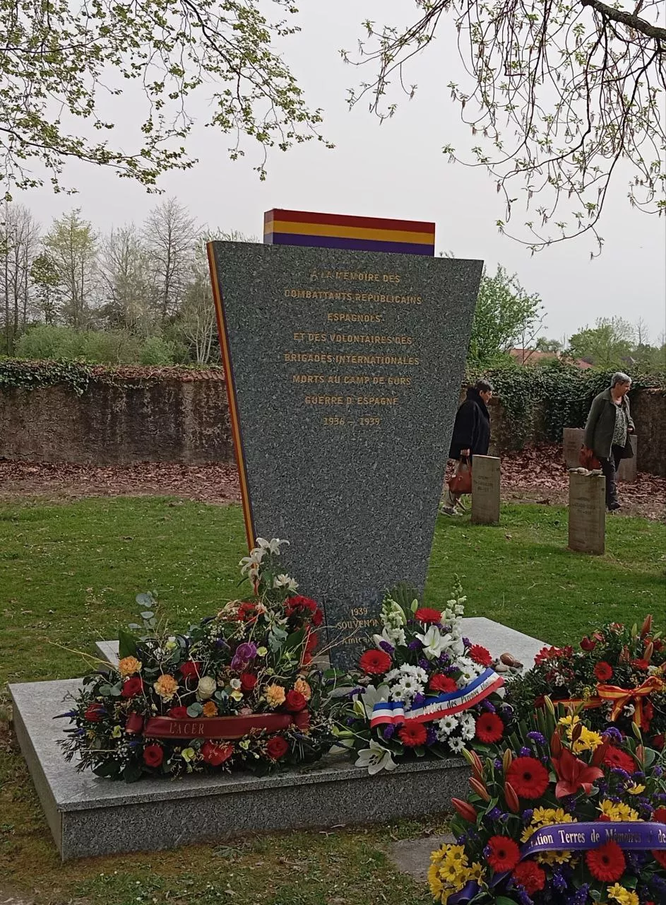 el Gobierno de Aragón ausente en los actos de recuerdo y homenaje a quienes estuvieron internados/as en el Campo de Gurs