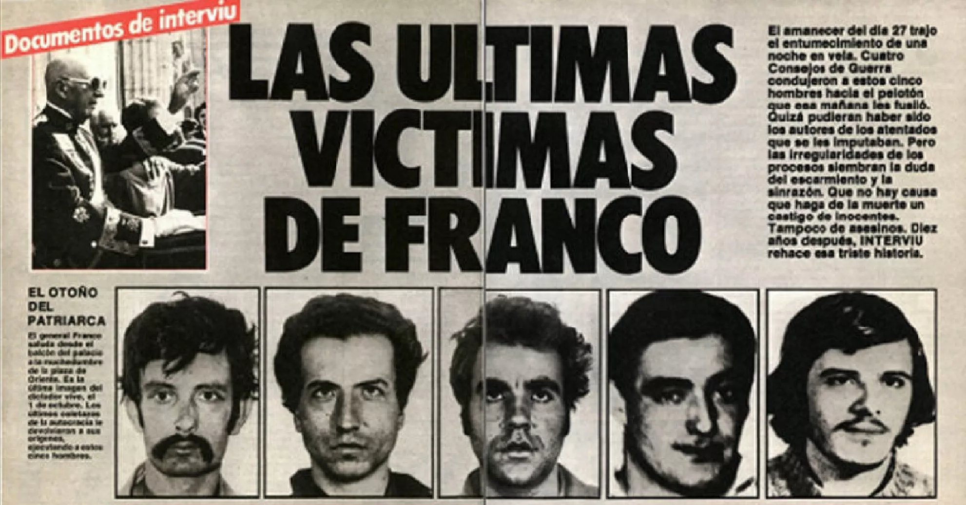 En el 50 aniversario de los últimos fusilamientos del franquismo