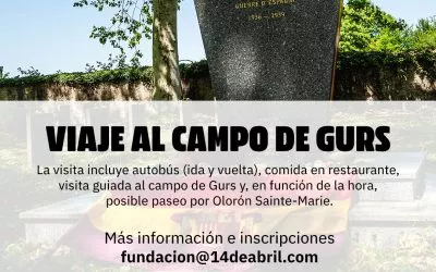 Visita al campo de Gurs