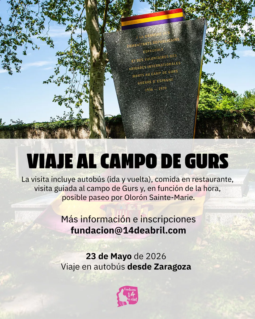 Visita al campo de Gurs